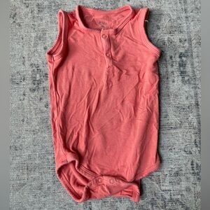 Kyte Baby Sleeveless Bodysuit Melon 3-6 Months